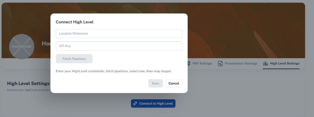 GoHighLevel integration